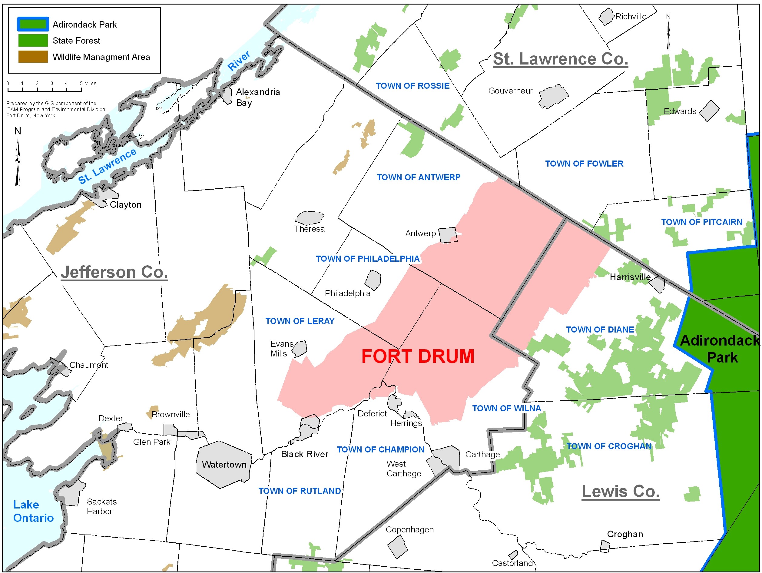 Fort Drum New York Map Home   Fort Drum   iSportsman